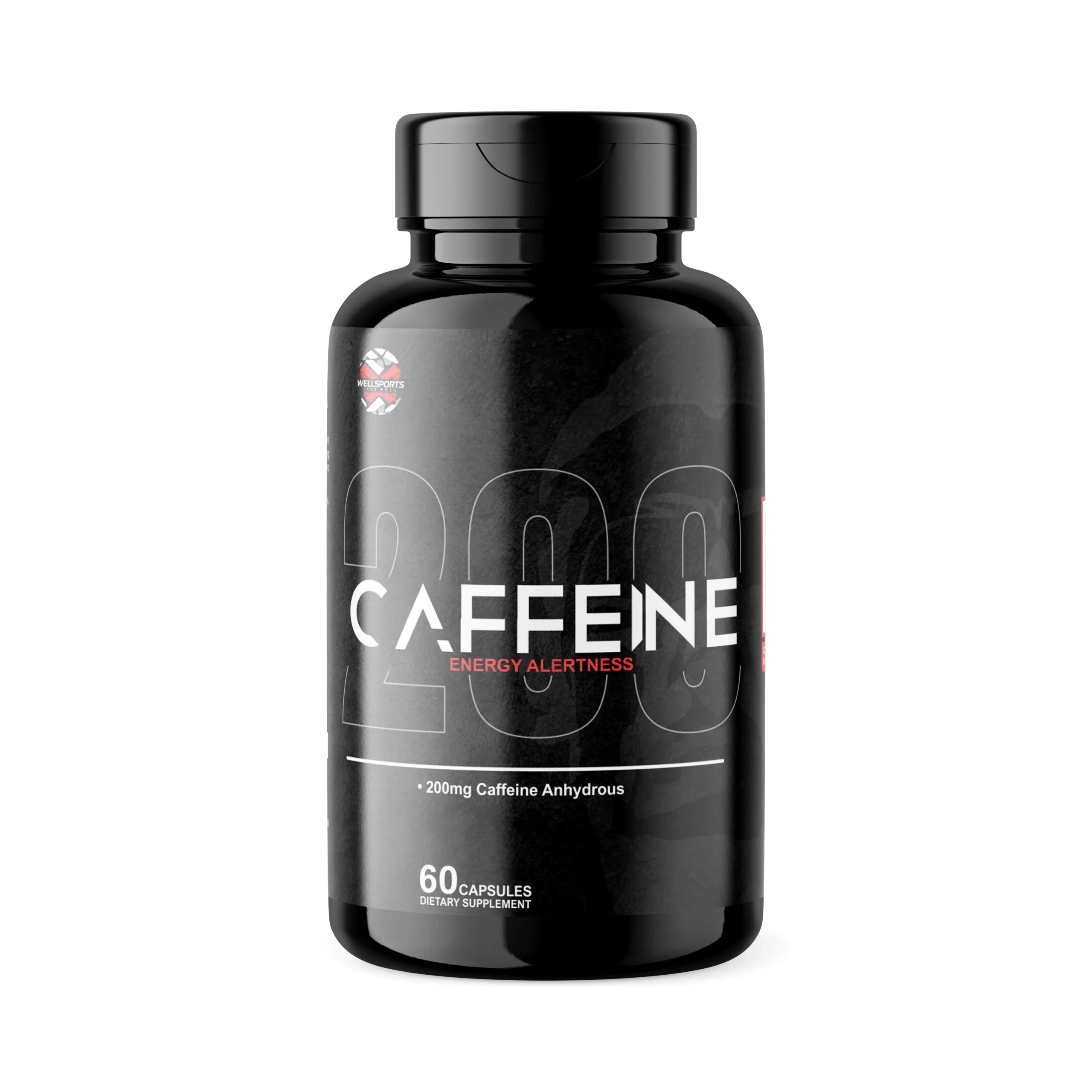 Wellsports Caffeine 200 60 Capsules