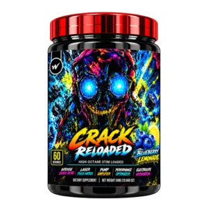WellSports Crack Reloaded Pre-Workout Blueberry Lemonade 60 Servings