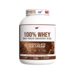 Wellsports 100% Whey Protein Concentrate 4.4 lb (2 kg) Chocolate Ice cream