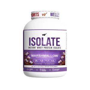 Wellsports Instant Whey Protein Isolate 4.4 lb (2 kg) Marshmallo